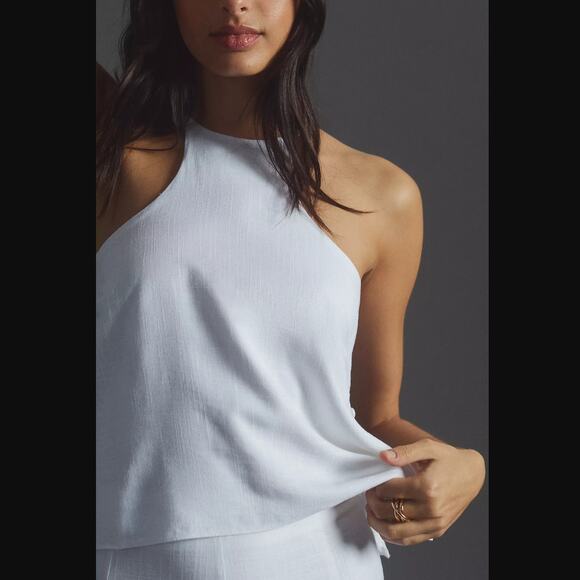 Anthropologie Sunday in Brooklyn White Asymmetrical Cami - New - Medium - Picture 3 of 6
